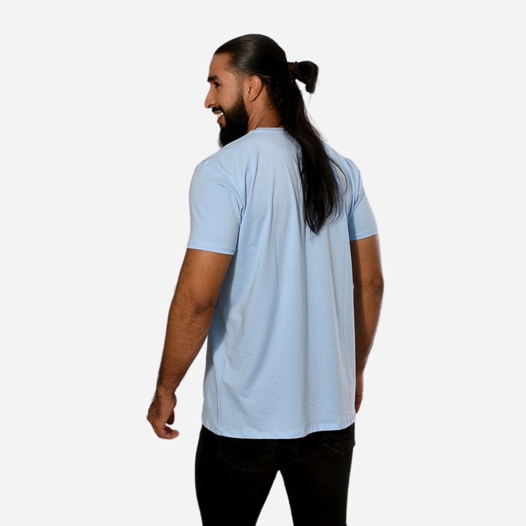 Camiseta Básica Slim Fit en Tela Fría con Estampado Ref. 70141-74