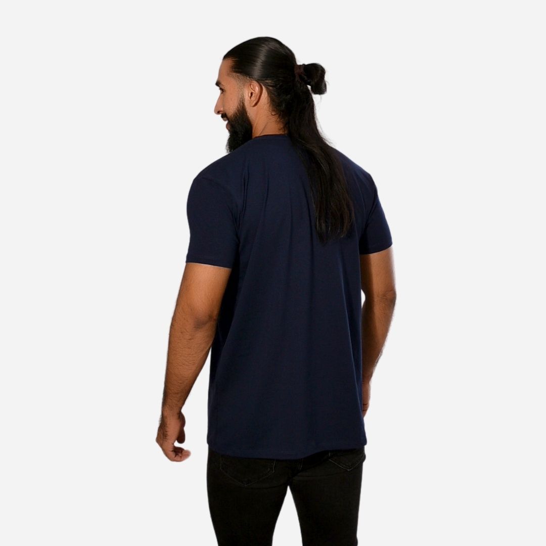 Camiseta Básica Slim Fit en Tela Fría con Estampado Ref. 70141-77