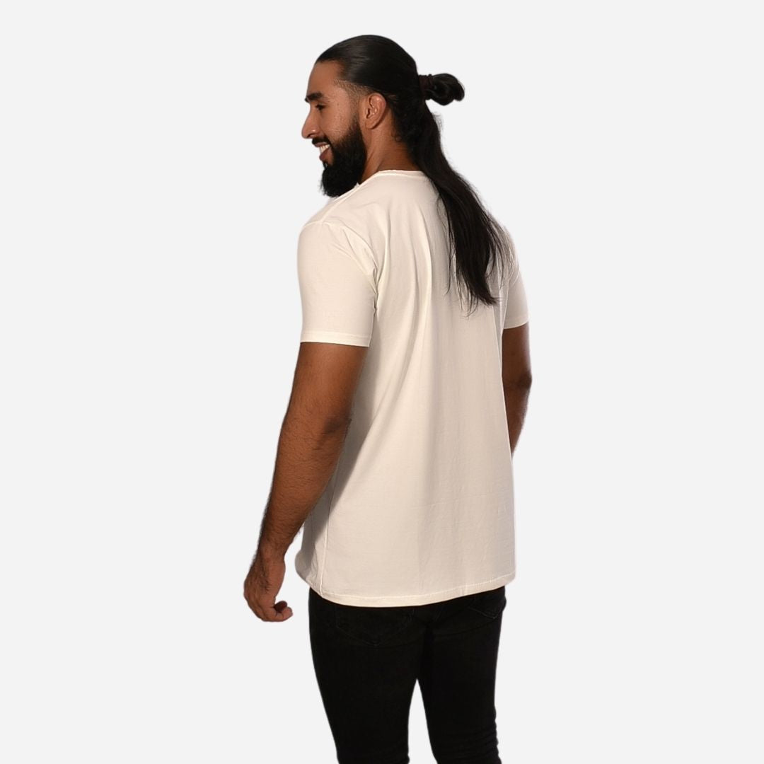 Camiseta Básica Slim Fit en Tela Fría con Estampado Ref. 70141-81