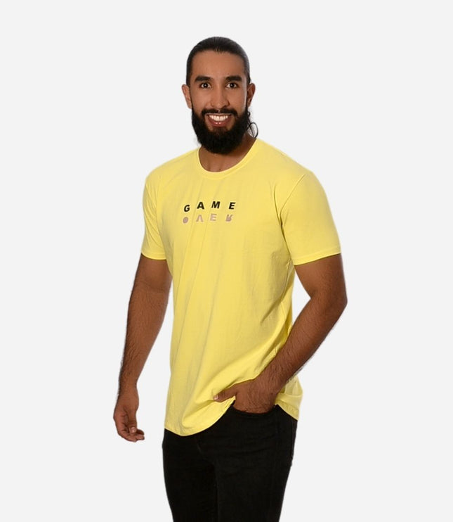Camiseta de Hombre Tela Fría con Estampado Ref. 70141-82