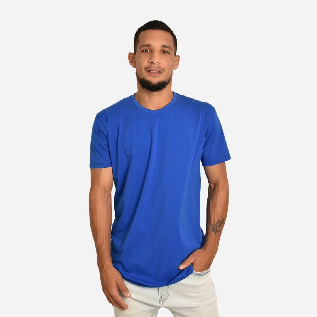 Camiseta Básica Slim Fit en Tela Fría Colores Básicos Ref.70141
