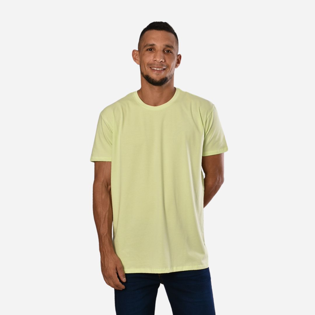 Camiseta Básica Slim Fit en Tela Fría Colores Moda Ref. 70141