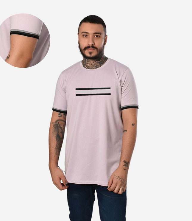 Camiseta de Hombre con Puño en Rib Ref. 70142-011