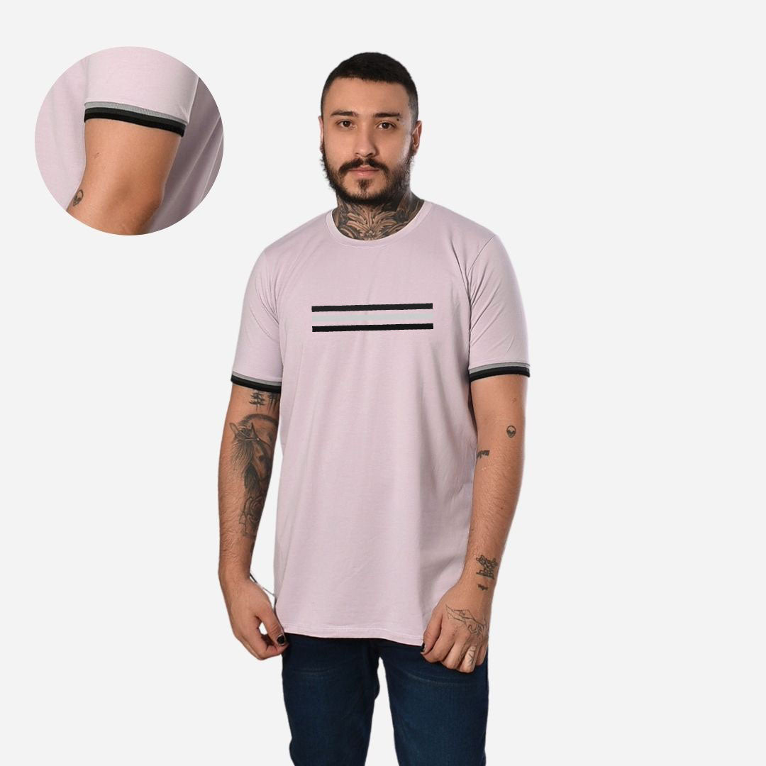 Camiseta de Hombre con Puño en Rib Ref. 70142-011