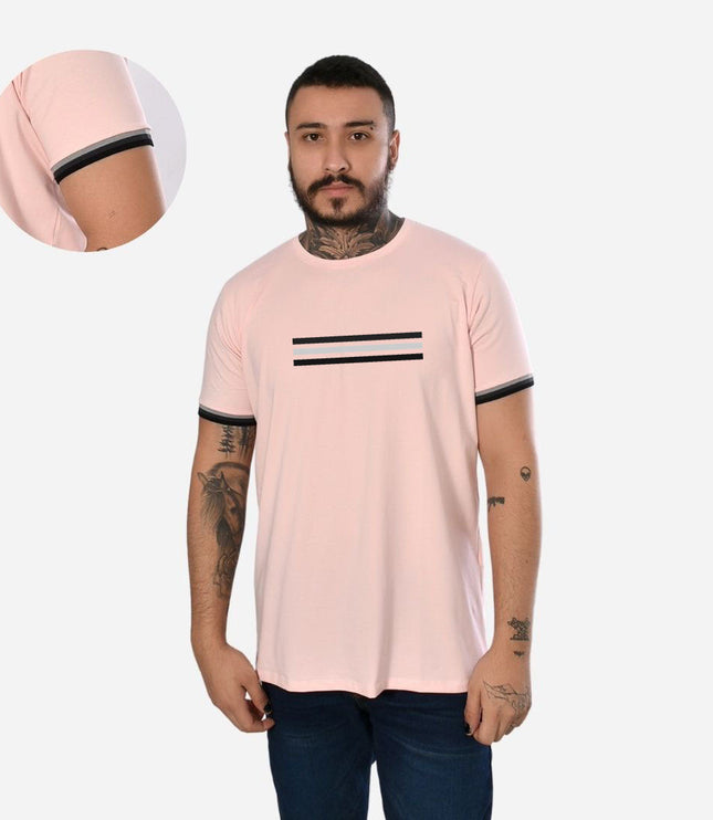 Camiseta de Hombre con Puño en Rib Ref. 70142-012