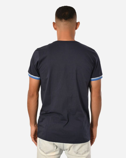 Camiseta de Hombre Tela Fría con puños en Rib Ref. 70142-AZULOSCURO
