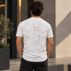 Camiseta Básica Molde Regular Fit Tela Qatar Acid Wash Ref. 70147-1