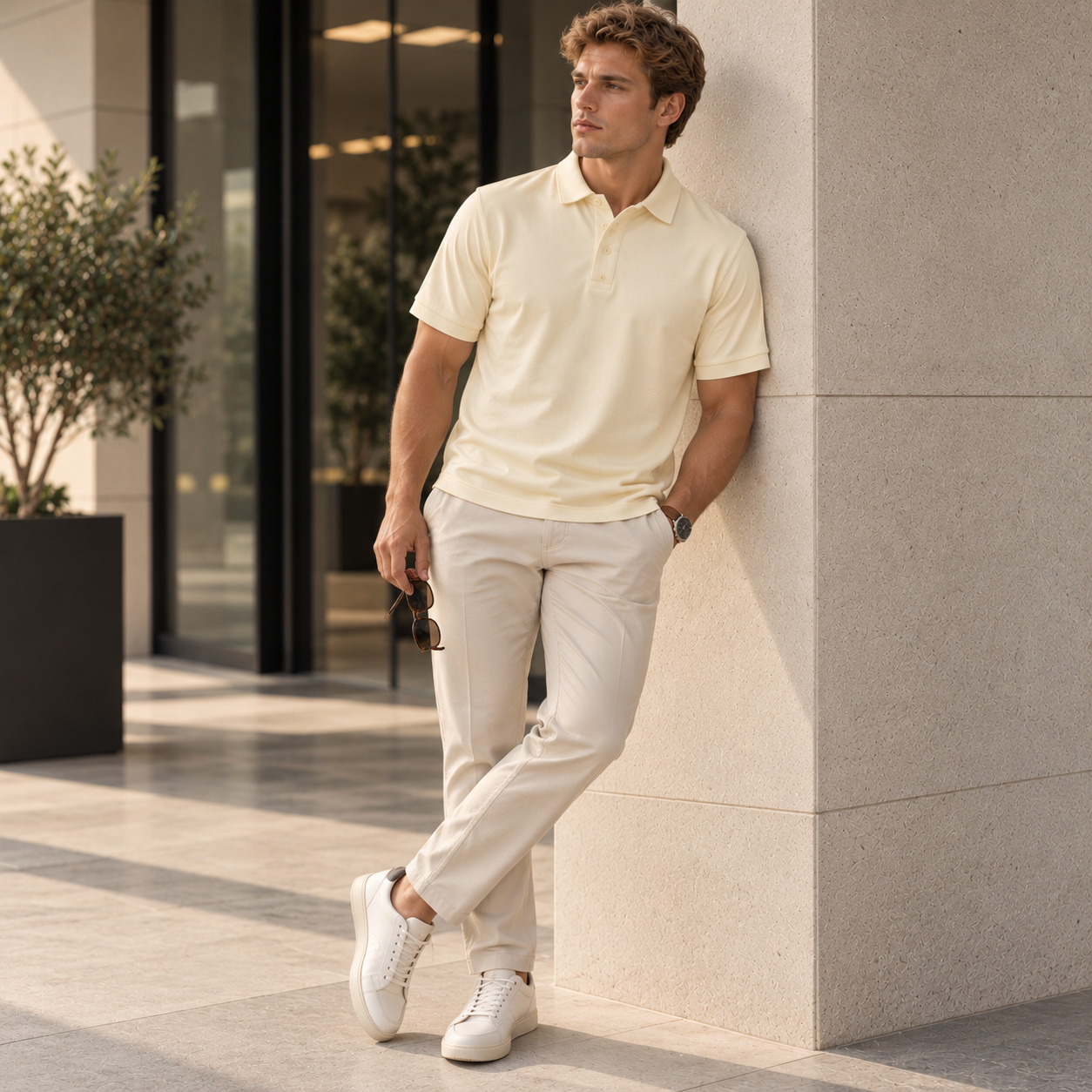 Polo de Hombre en Tela Qatar Ref. 70157