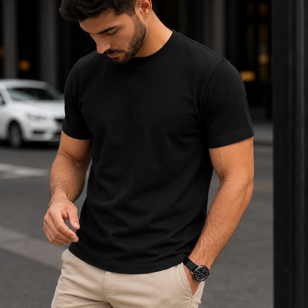 Camiseta Básica Regular Fit Unisex Canyon Ref. 70160