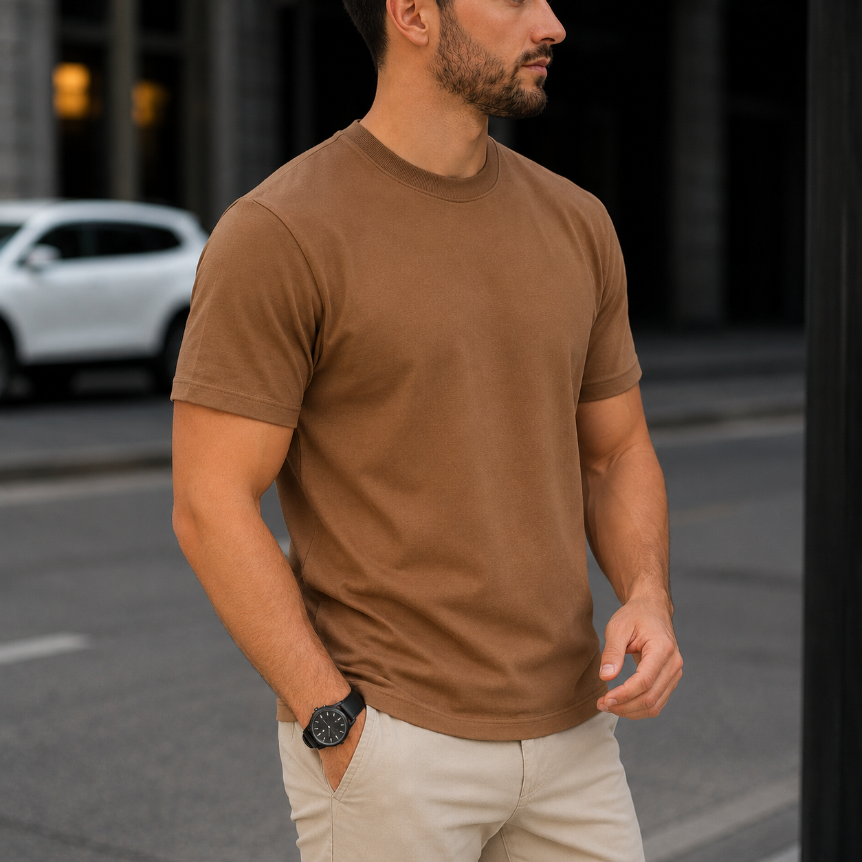 Camiseta Básica Regular Fit Unisex Canyon Ref. 70160
