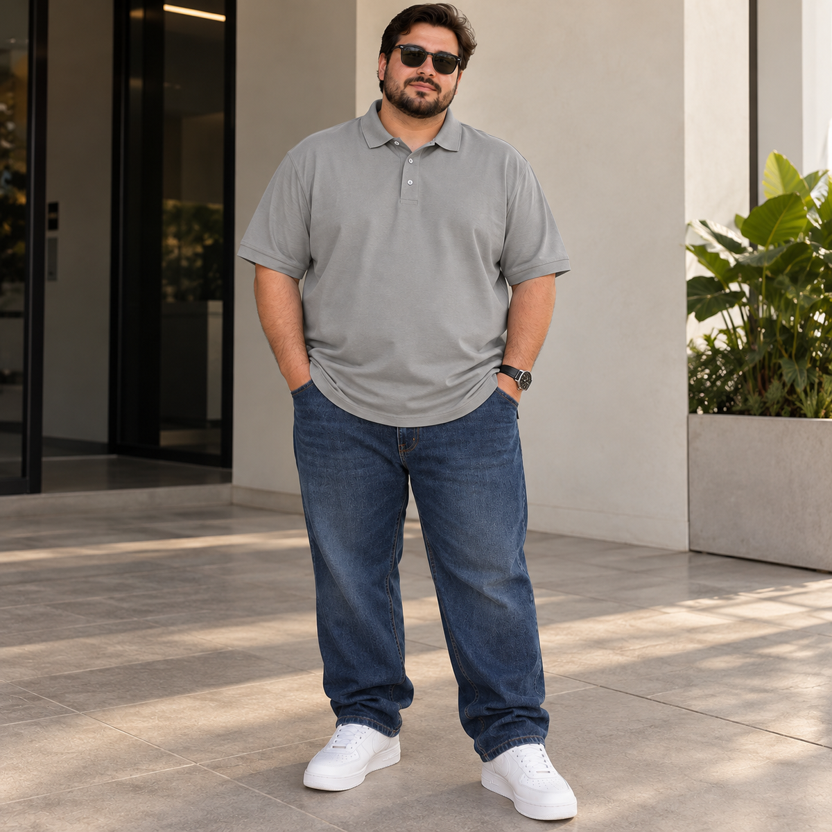 Polo de Hombre Super Plus en Tela Qatar  Ref. 70164