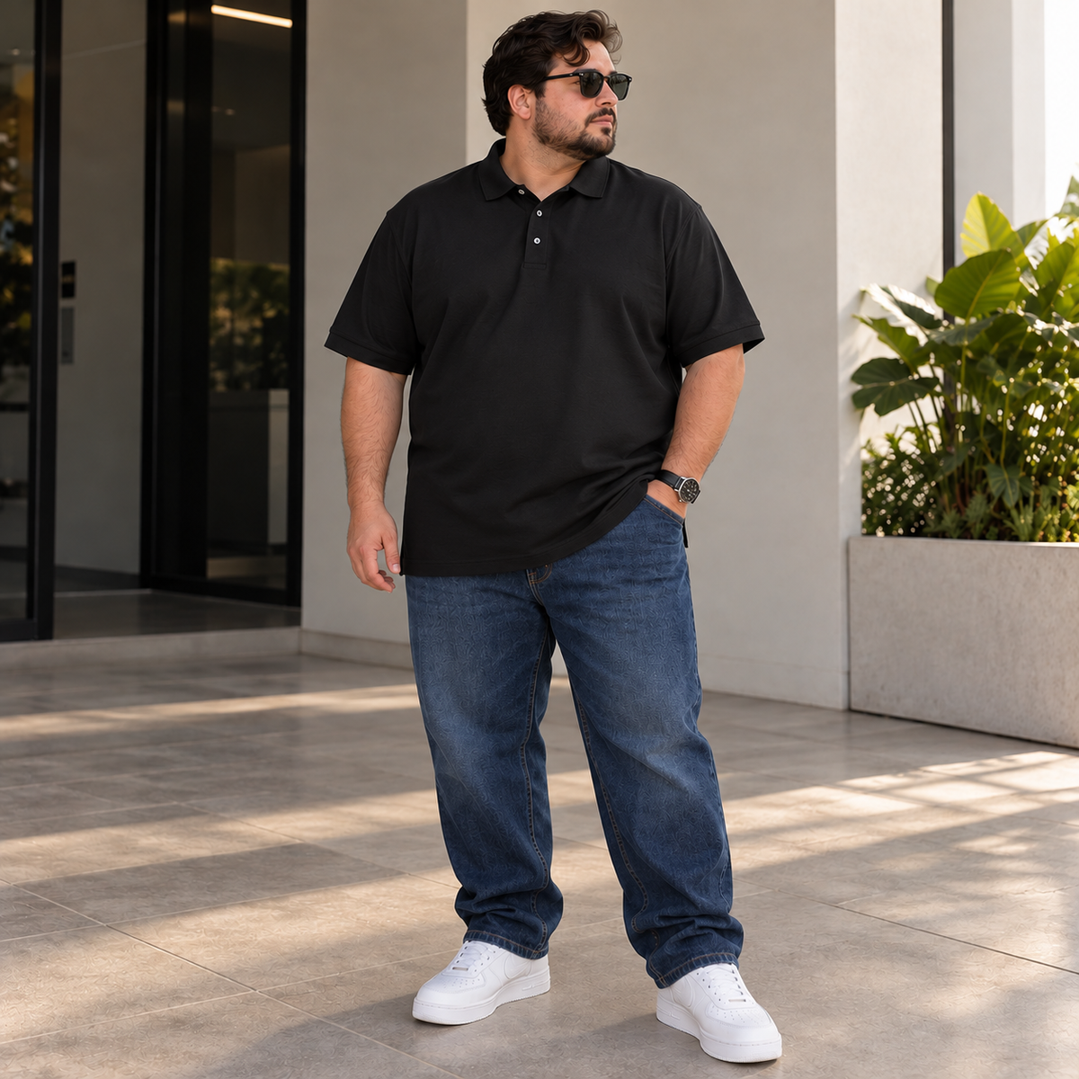 Polo de Hombre Super Plus en Tela Qatar  Ref. 70164