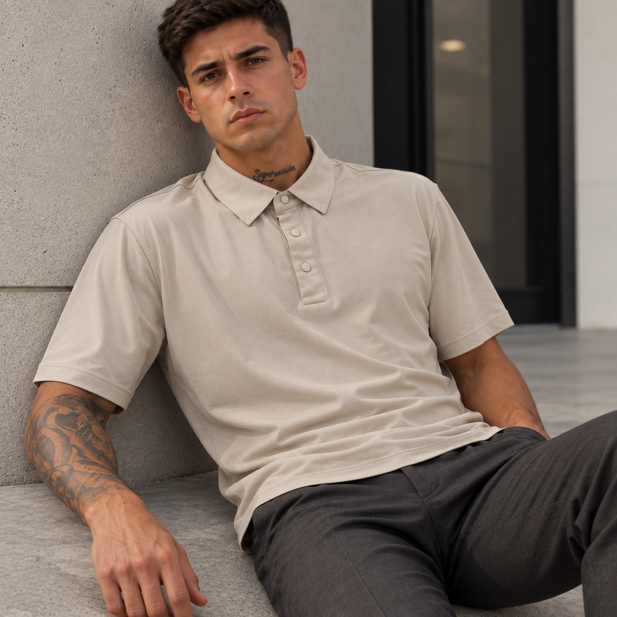 Polo de Hombre en Tela Piqué Italiana Ref. 70171