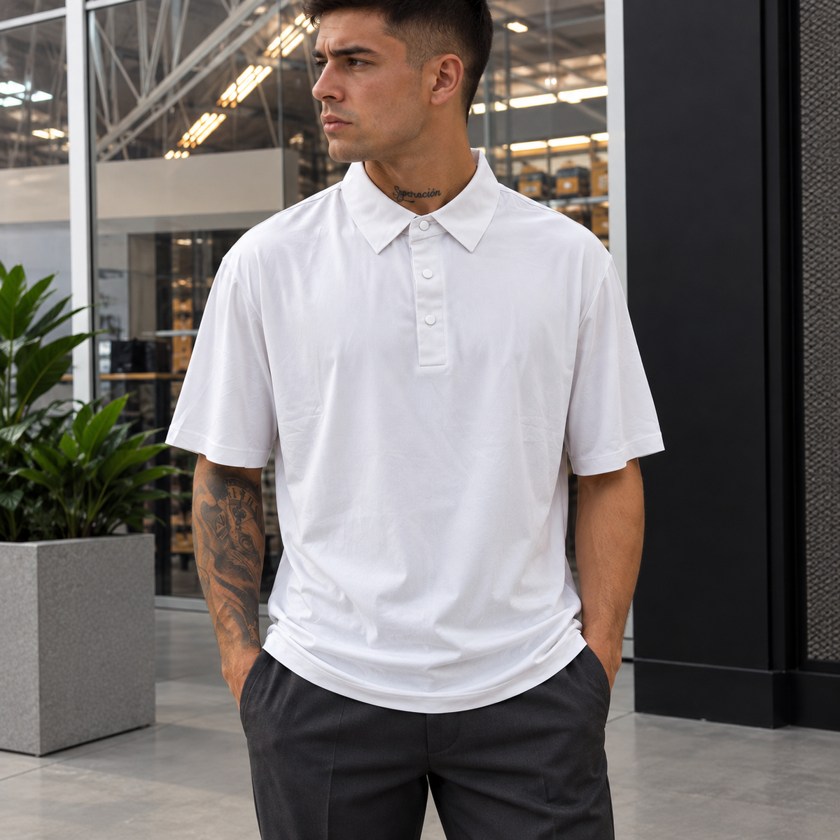 Polo de Hombre en Tela Piqué Italiana Ref. 70171