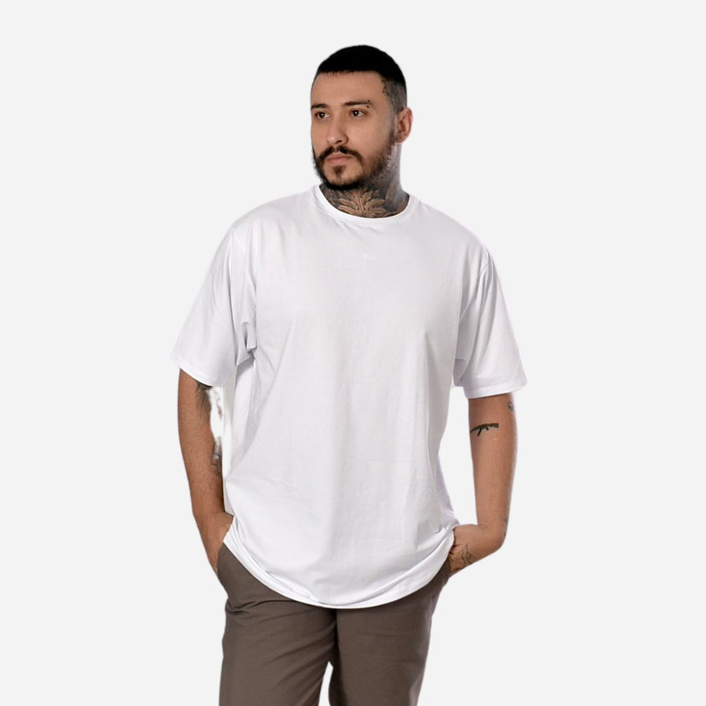 Camiseta Básica Oversized en Tela Fría Colores Básicos Ref. 70200