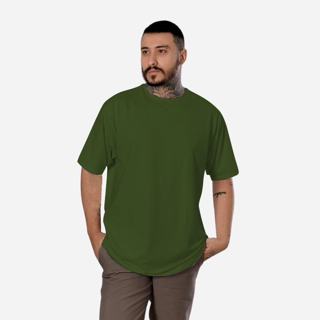 Camiseta Básica Oversized en Tela Fría Colores Básicos Ref. 70200