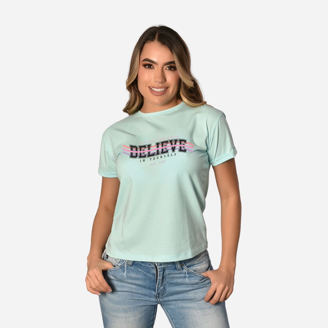 Camiseta De Dama Ref. 70202-015