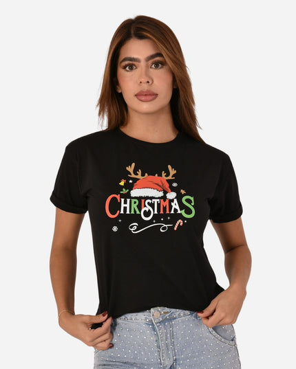 Camiseta Navideña Dama Ref. 70202-025