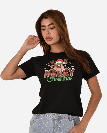 Camiseta Navideña Dama Ref. 70202-026