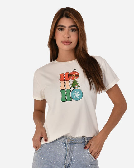 Camiseta Navideña Dama Ref. 70202-027