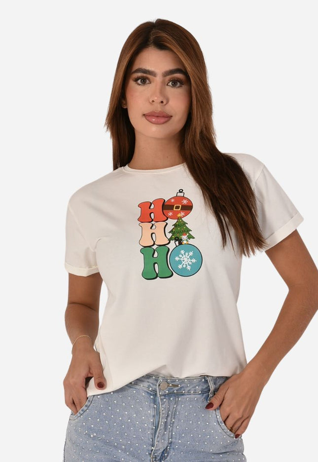 Camiseta Navideña Dama Ref. 70202-027