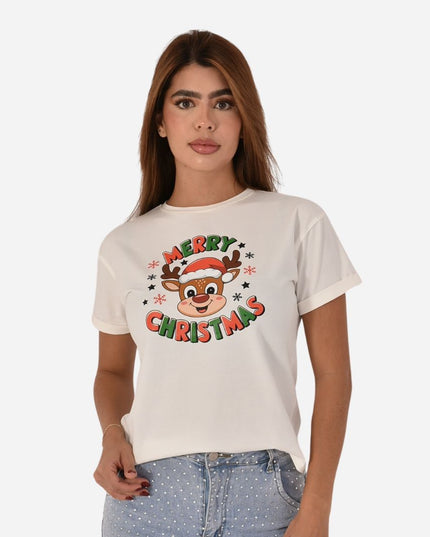 Camiseta Navideña Dama Ref. 70202-029