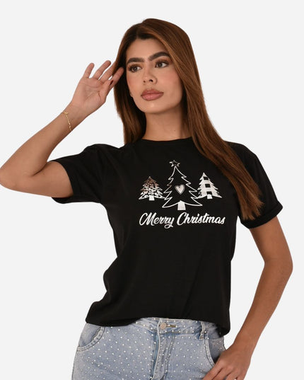 Camiseta Navideña Dama Ref. 70202-033