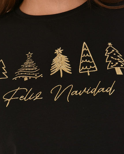 Camiseta Navideña Dama Ref. 70202-034