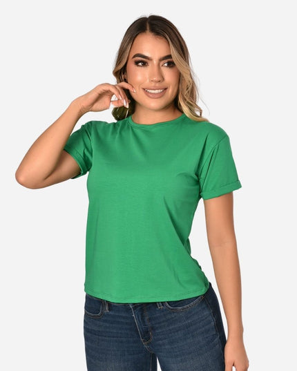 Camiseta de Dama con Guardapolvo o Dobladillo Ref. 70202
