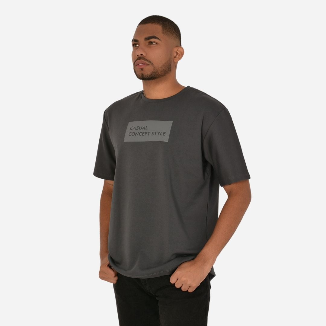 Camiseta Semi-Oversize Ref. 70204-001