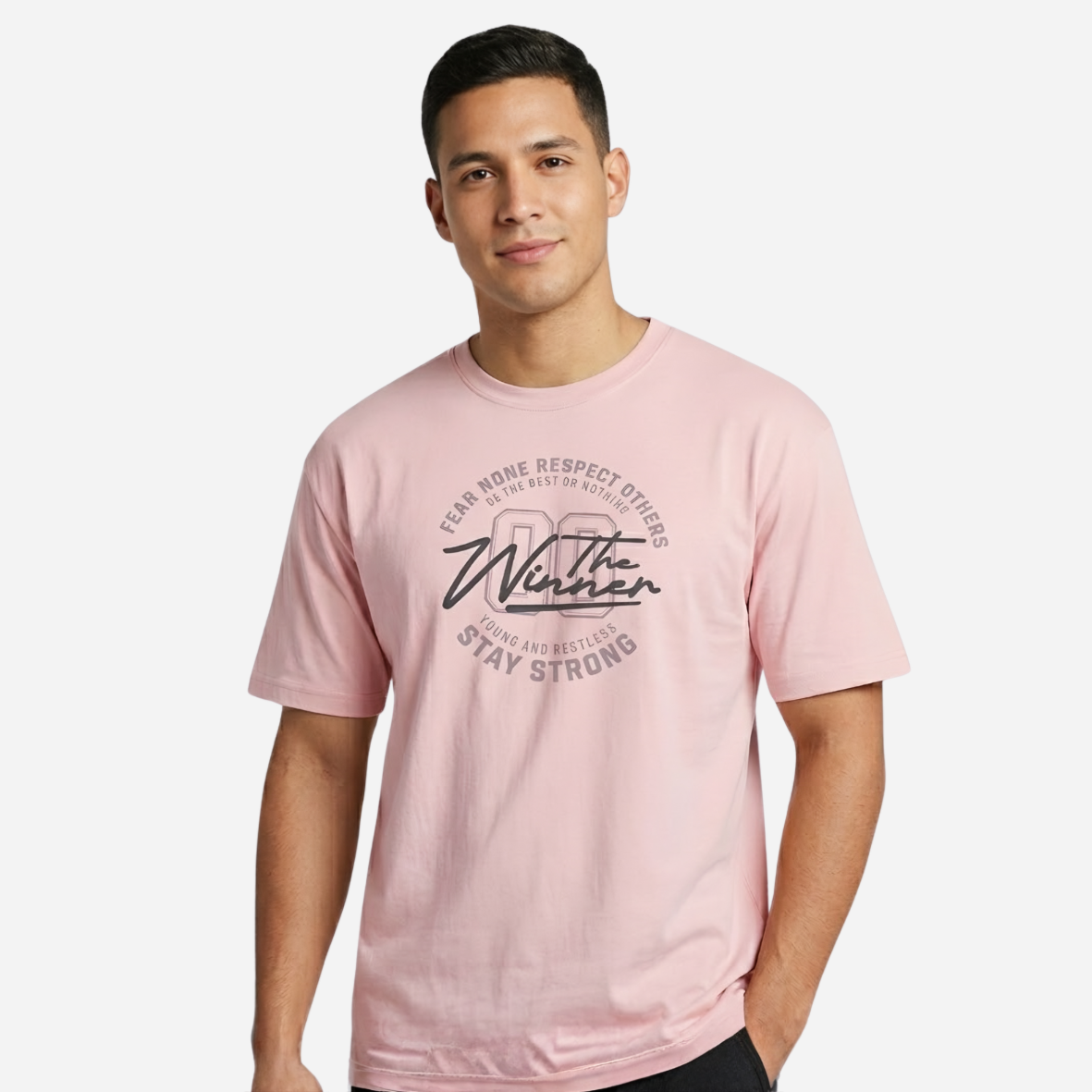 Camiseta De Hombre Semi-Oversized Ref. 70204-041