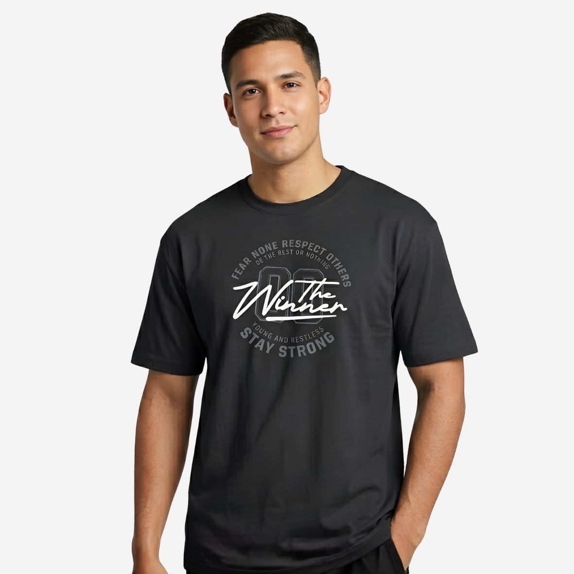Camiseta De Hombre Semi-Oversized Ref. 70204-041