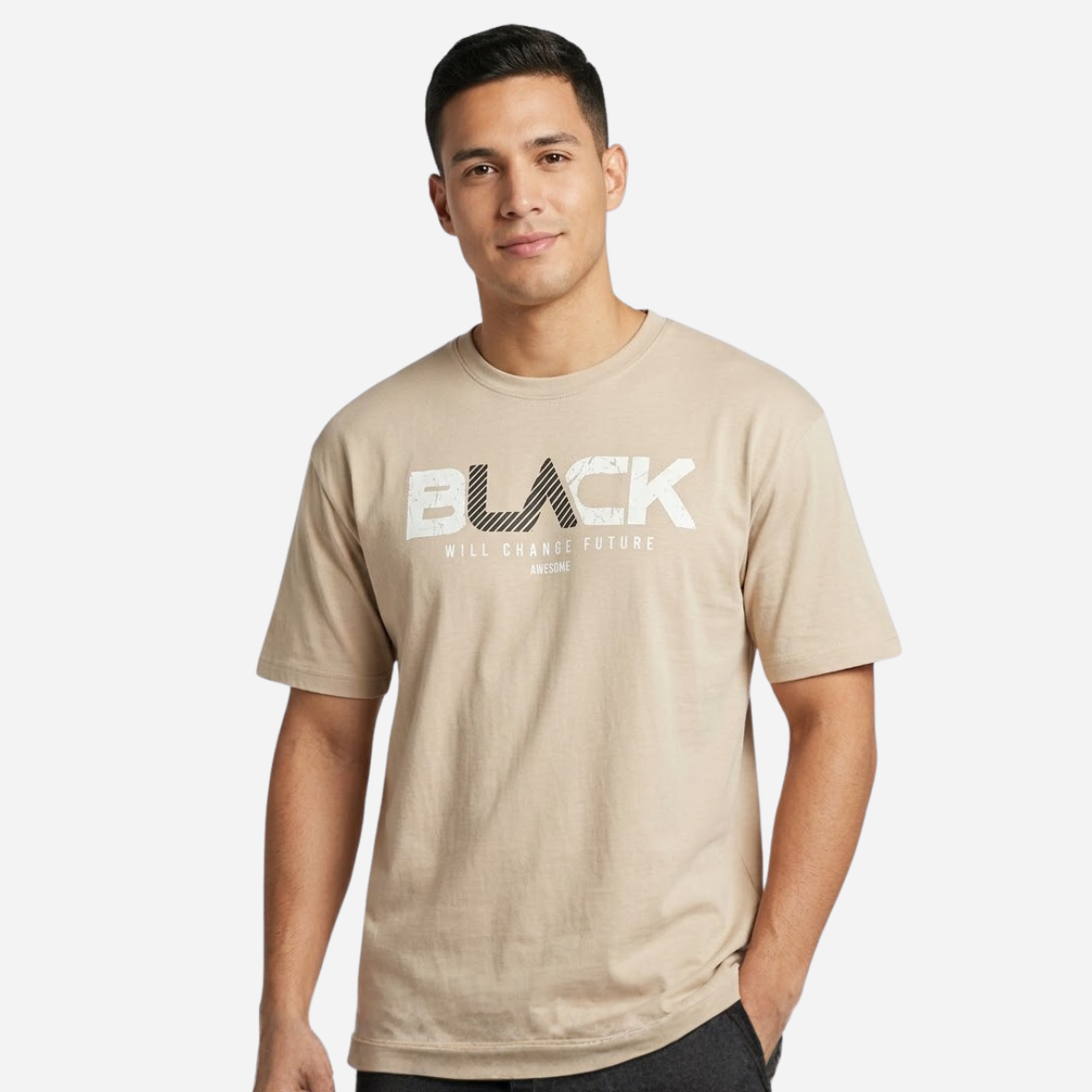 Camiseta De Hombre Semi-Oversized Ref. 70204-043