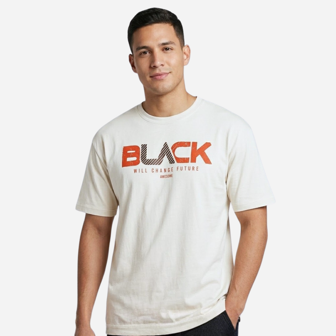 Camiseta De Hombre Semi-Oversized Ref. 70204-043