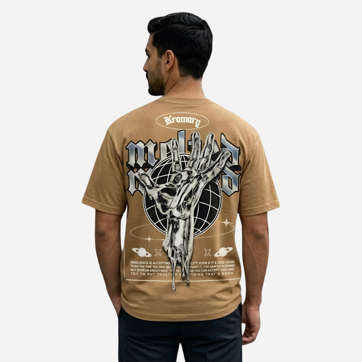 Camiseta De Hombre Semi-Oversized Ref. 70204-047