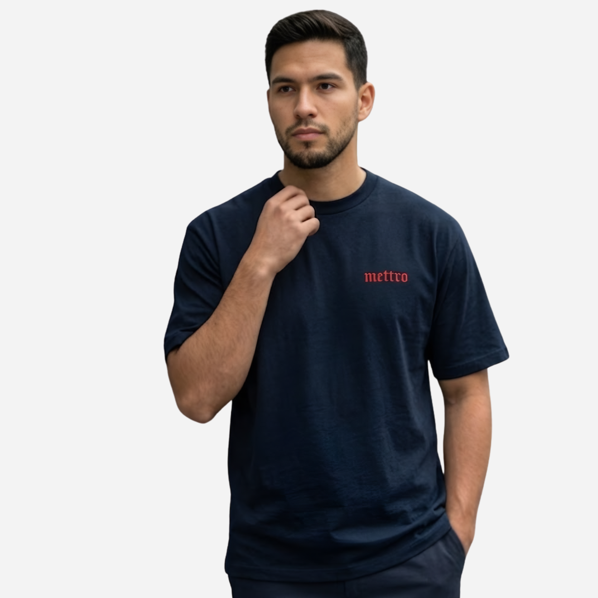 Camiseta De Hombre Semi-Oversized Ref. 70204-048