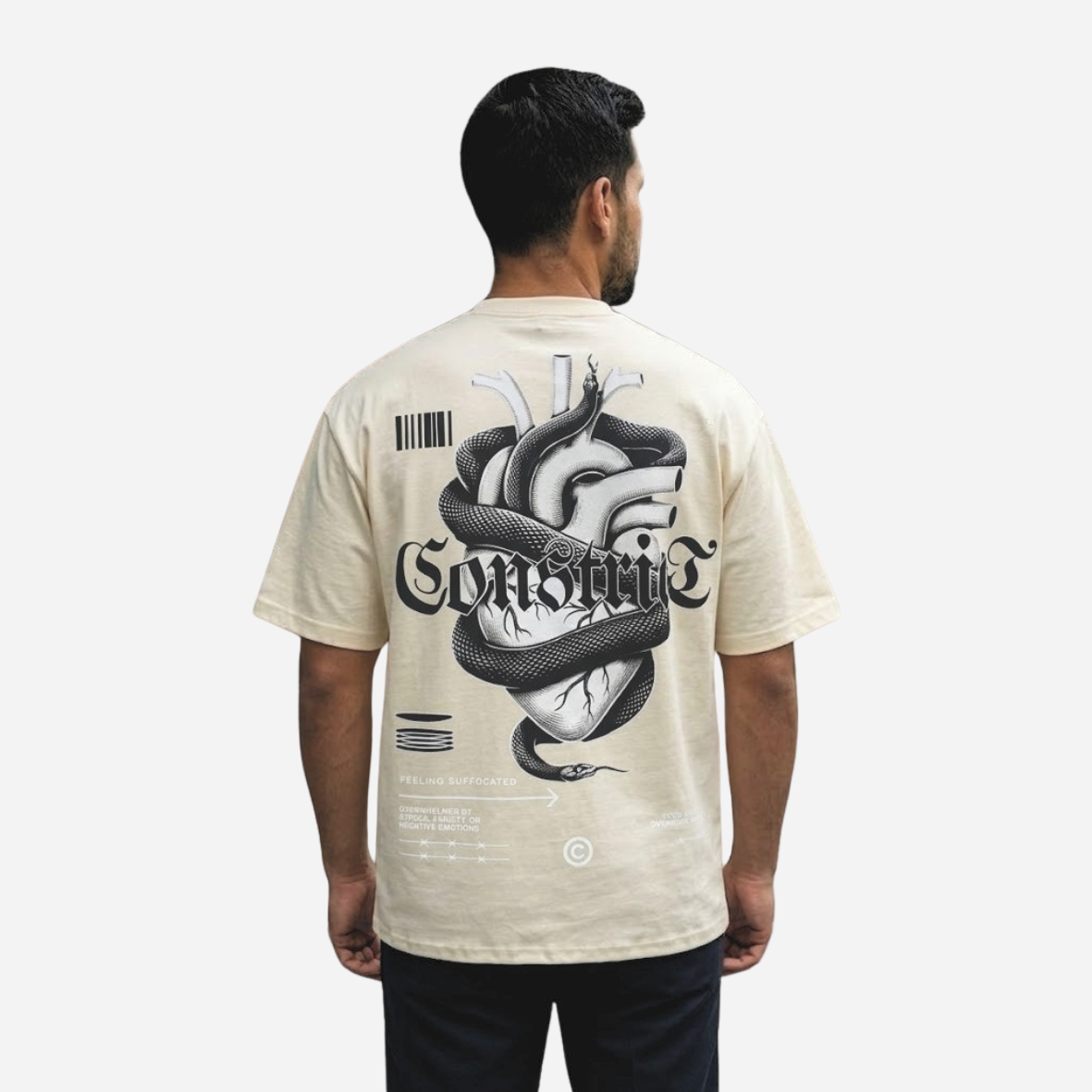 Camiseta De Hombre Semi-Oversized Ref. 70204-050