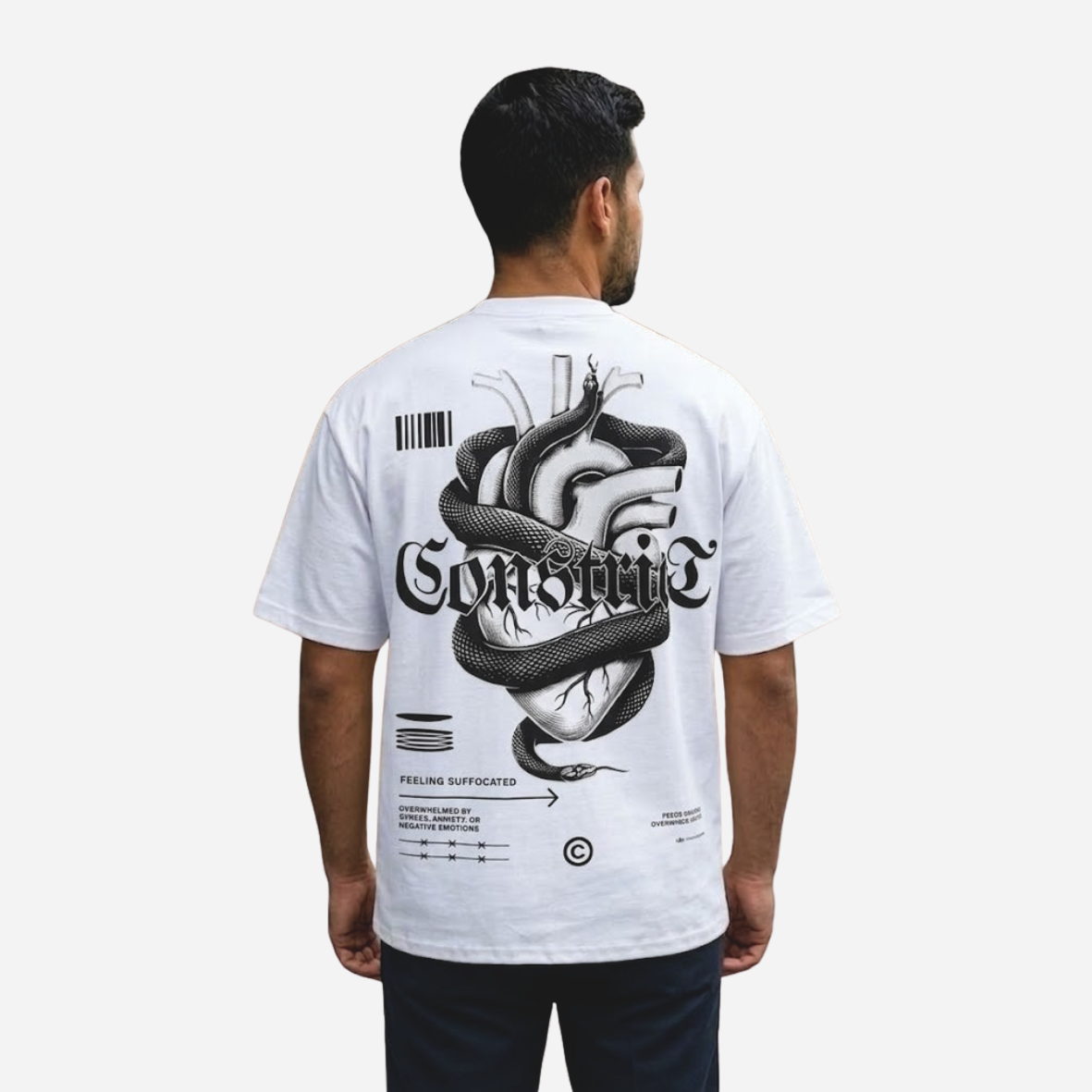 Camiseta De Hombre Semi-Oversized Ref. 70204-050