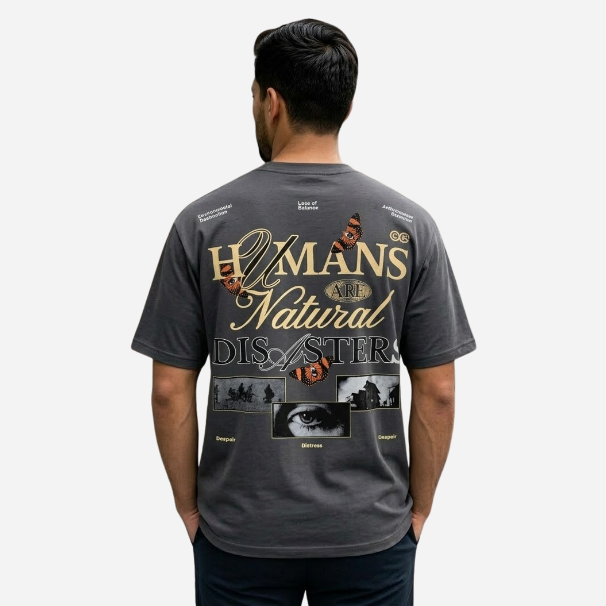 Camiseta De Hombre Semi-Oversized Ref. 70204-051