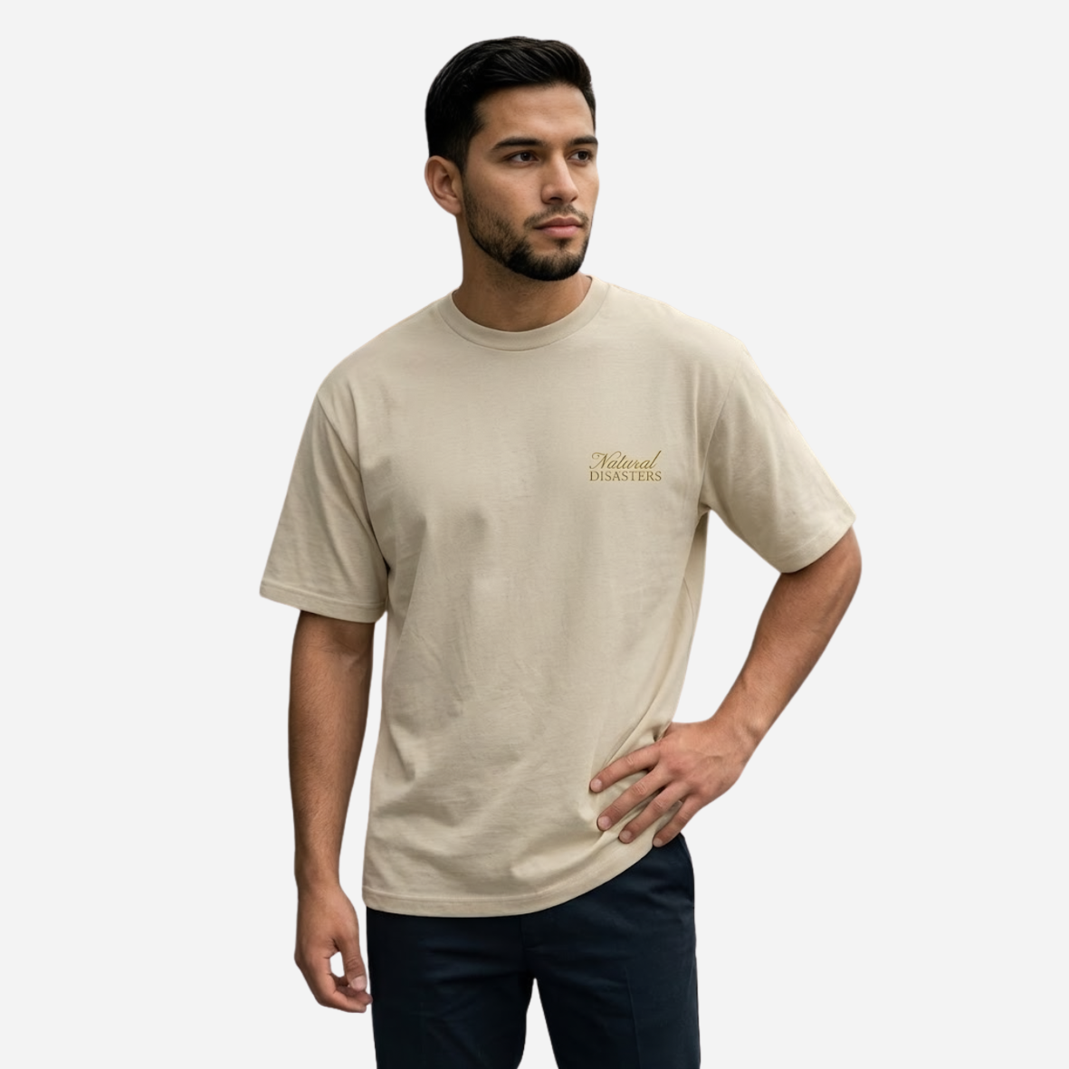 Camiseta De Hombre Semi-Oversized Ref. 70204-051
