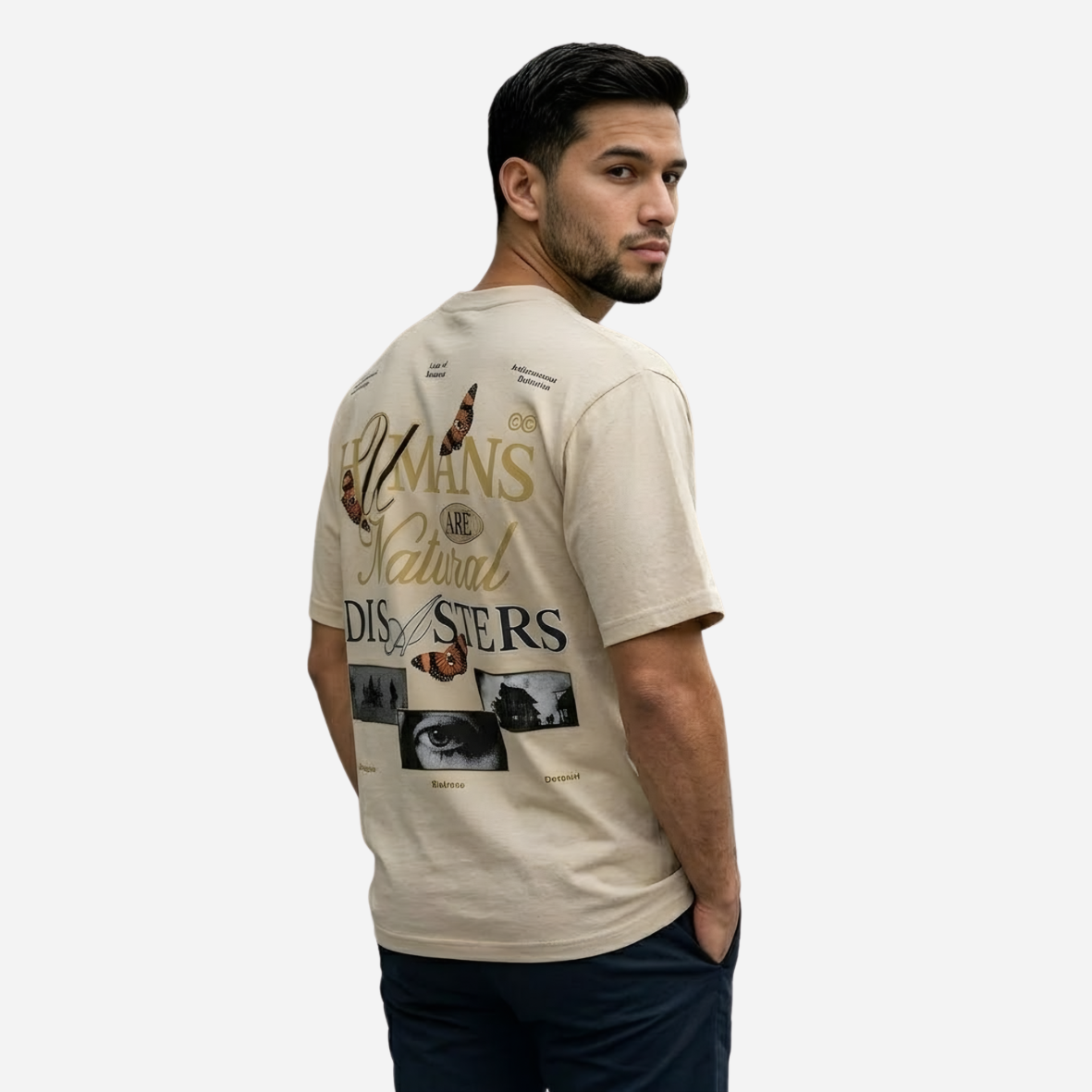Camiseta De Hombre Semi-Oversized Ref. 70204-051