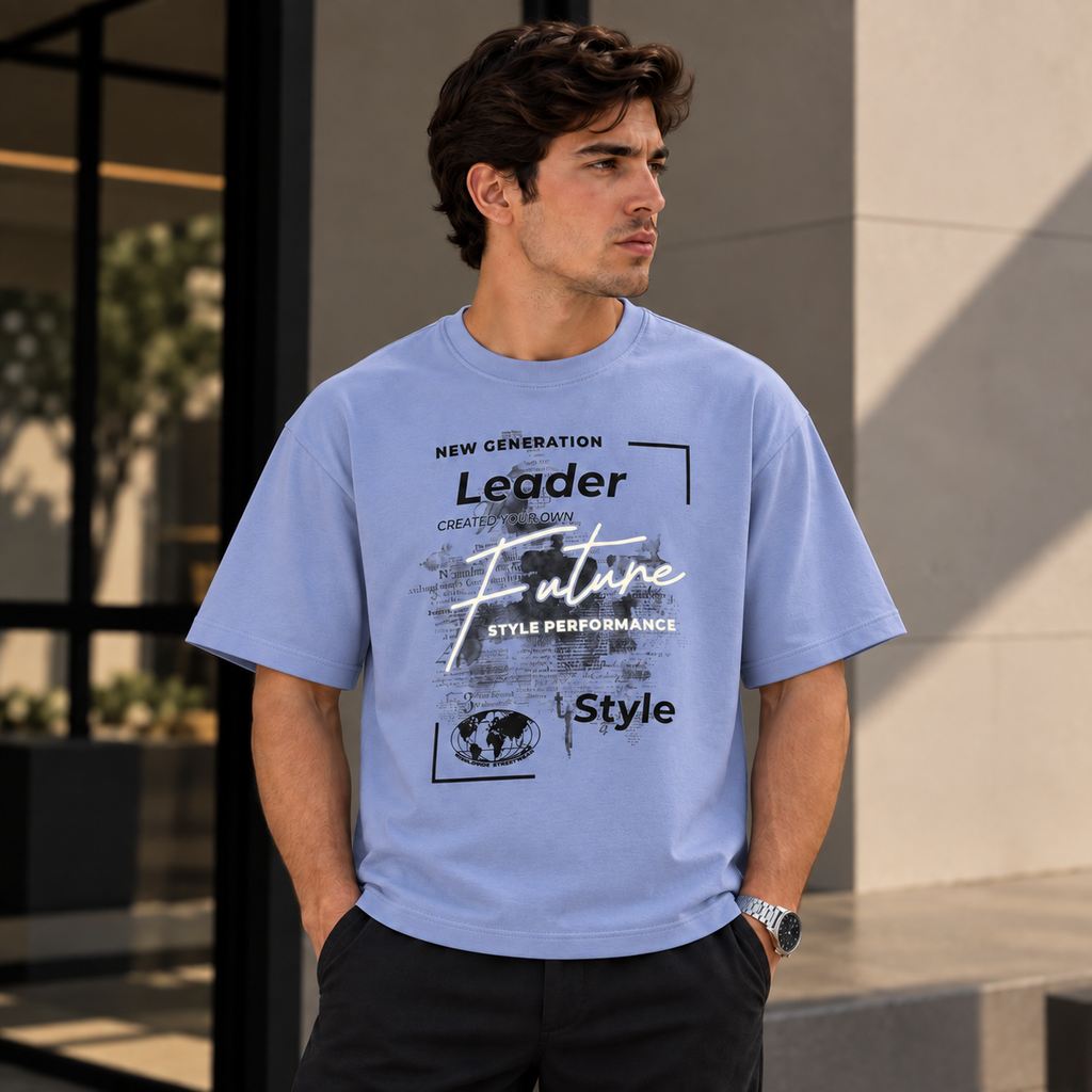 Camiseta De Hombre Semi-Oversized Ref. 70204-057 U