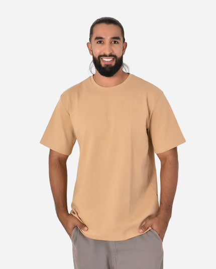 Camiseta Semi-Oversize en tela Qatar Ref. 70204