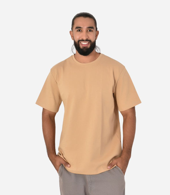 Camiseta Semi-Oversize en tela Qatar Ref. 70204