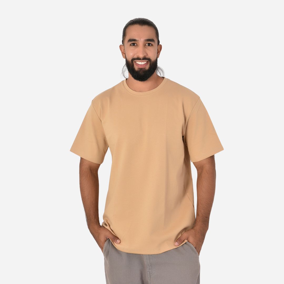 Camiseta Semi-Oversize en tela Qatar Ref. 70204