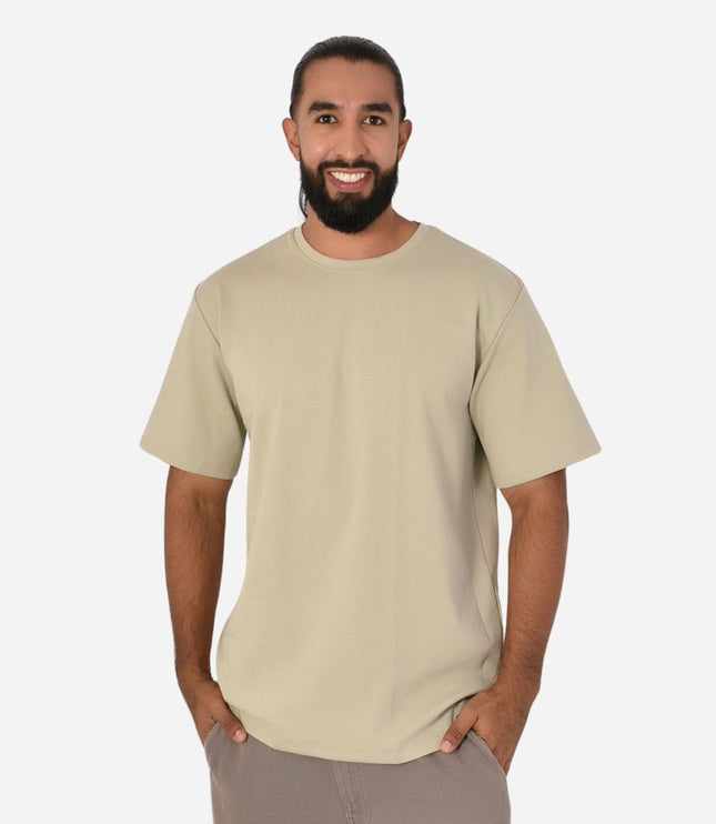 Camiseta Semi-Oversize en tela Qatar Ref. 70204