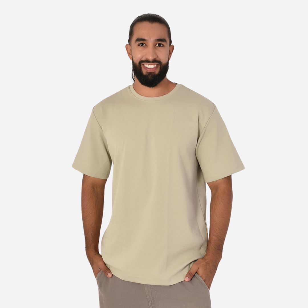 Camiseta Semi-Oversize en tela Qatar Ref. 70204