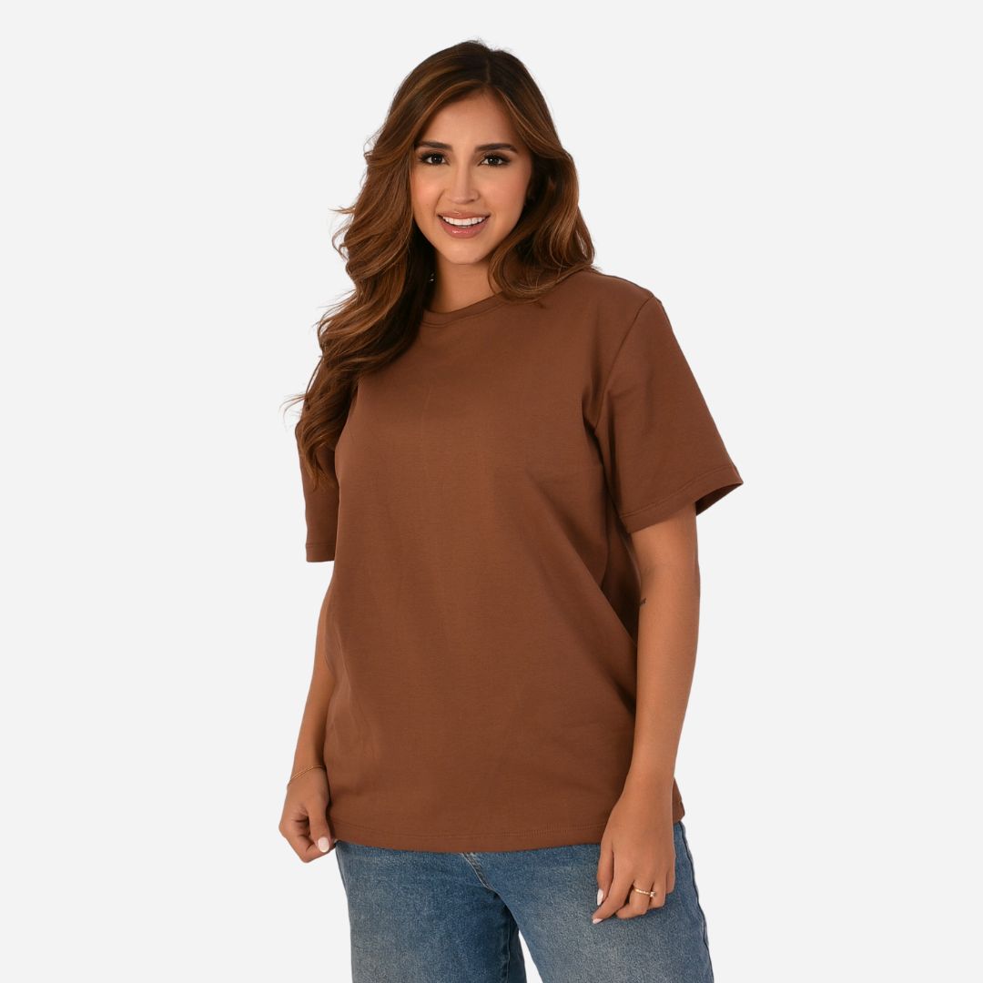 Camiseta Semi-Oversize en tela Qatar Ref. 70204