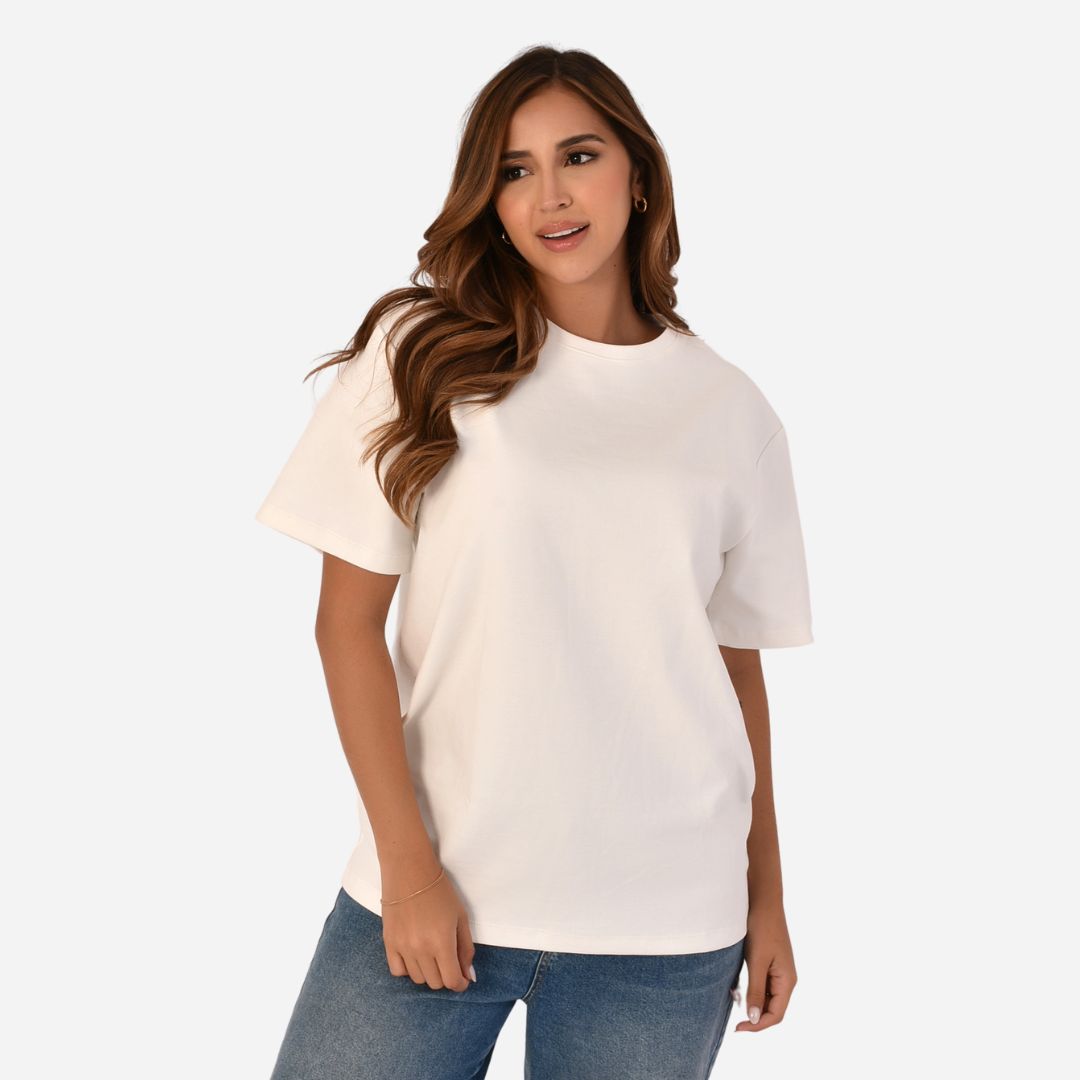 Camiseta Semi-Oversize en tela Qatar Ref. 70204