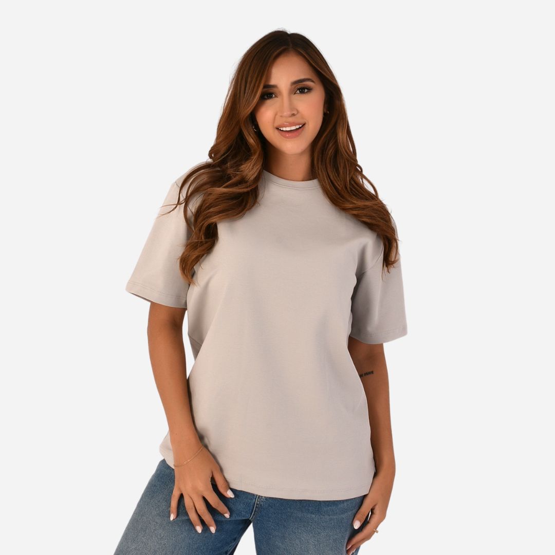 Camiseta Semi-Oversize en tela Qatar Ref. 70204